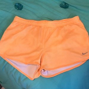Nike dry fit shorts size M orange/peach color